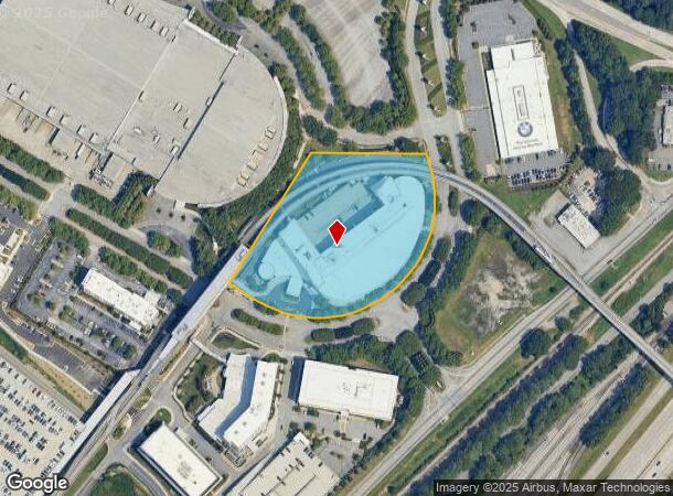  2020 Convention Center Concourse, Atlanta, GA Parcel Map