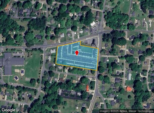  1300 Oakwood Ave, Kannapolis, NC Parcel Map