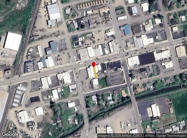  120 W Central Ave, Sutherlin, OR Parcel Map