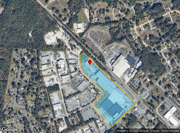  303 Seaboard Dr, Matthews, NC Parcel Map