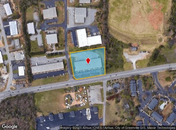  1110 W Butler Rd, Greenville, SC Parcel Map