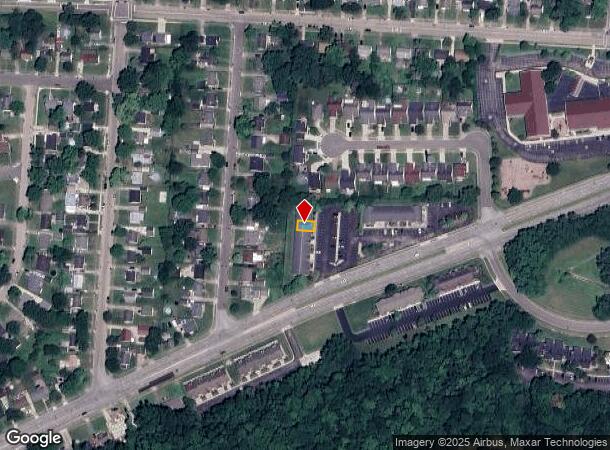  1012 N University Blvd, Middletown, OH Parcel Map