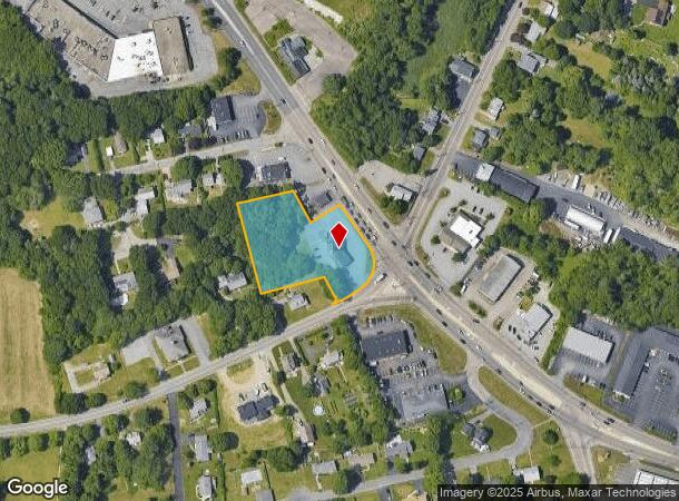 1393 Fall River Ave, Seekonk, MA Parcel Map