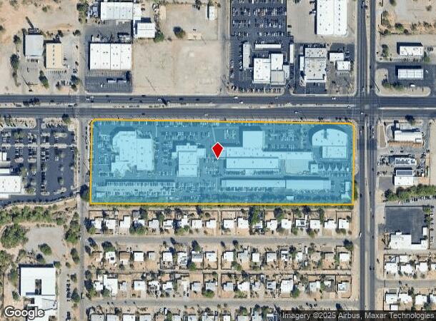  4500 E 22Nd St, Tucson, AZ Parcel Map