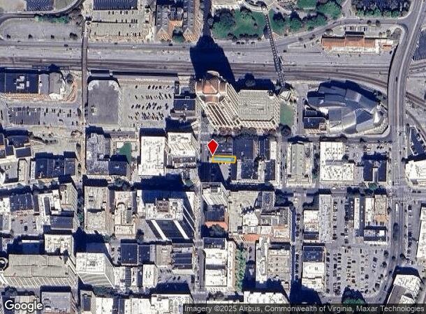 106 S Jefferson St, Roanoke, VA Parcel Map