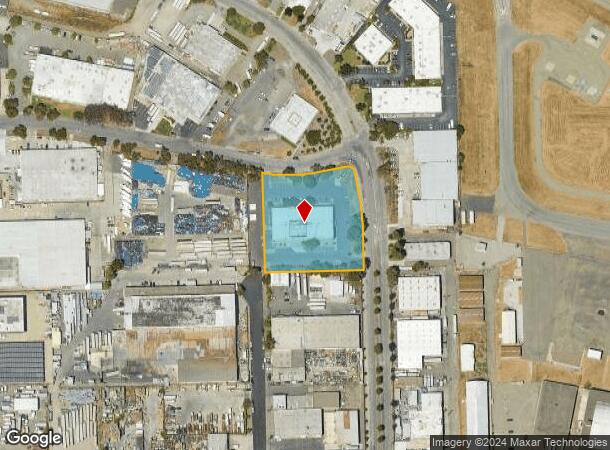  21021 Corsair Blvd, Hayward, CA Parcel Map