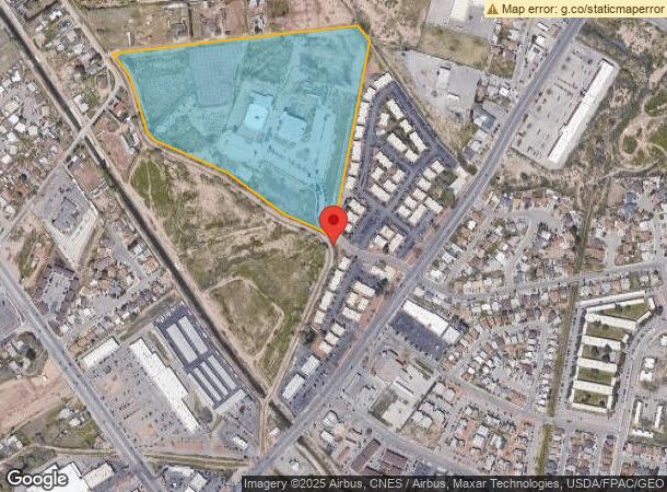  8800 Cristo Viene Dr, El Paso, TX Parcel Map