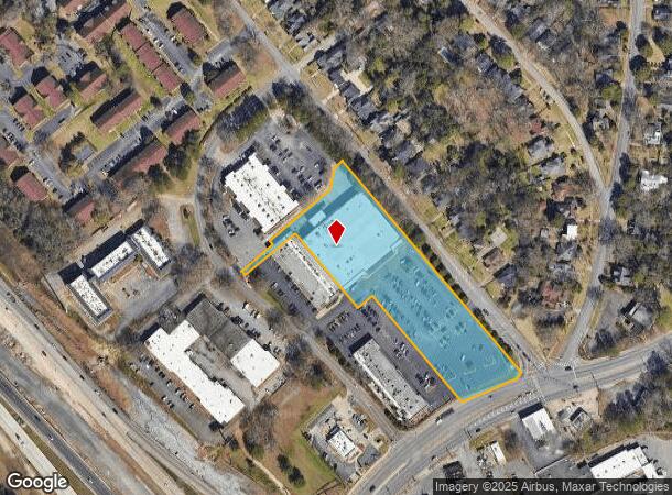 660 North Ave, Macon, GA Parcel Map