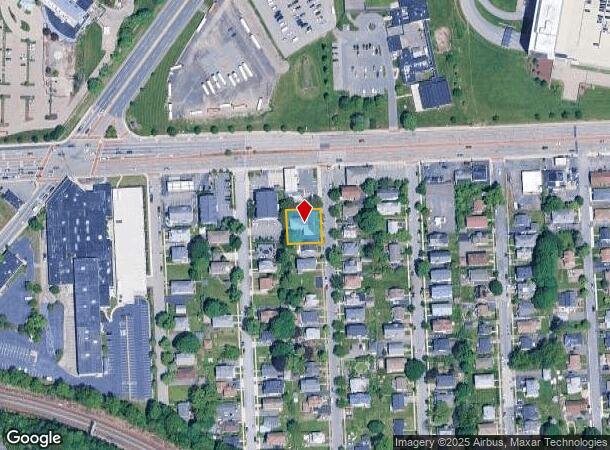  4 Frank St, Worcester, MA Parcel Map