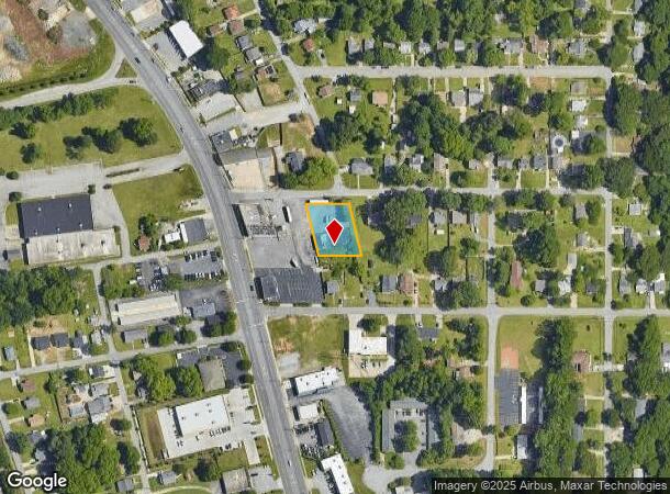  102 E Moore Ave, High Point, NC Parcel Map