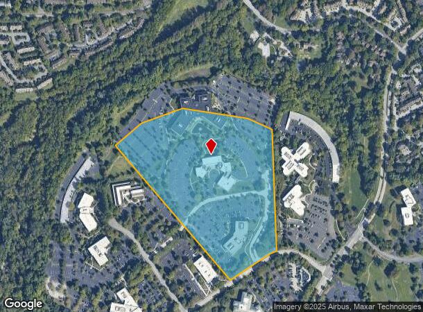  1200 Duportail Rd, Chesterbrook, PA Parcel Map