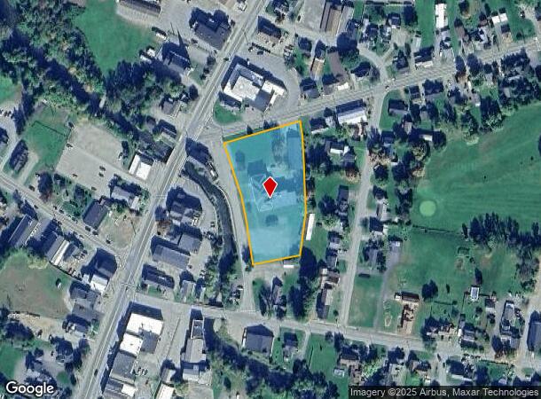 13 Academy St, Colebrook, NH Parcel Map