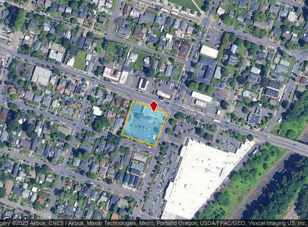  7487 N Ida Ave, Portland, OR Parcel Map
