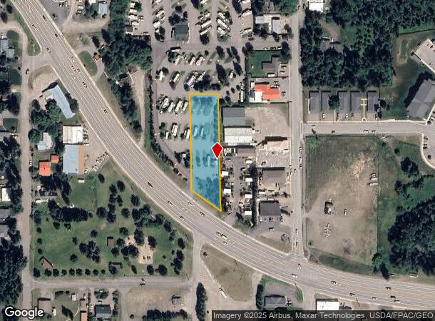  107 Us Highway 2 E, Columbia Falls, MT Parcel Map