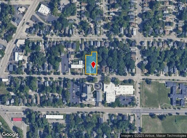  215 Carrier St Ne, Grand Rapids, MI Parcel Map