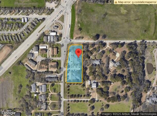  2921 Country Club Rd, Denton, TX Parcel Map