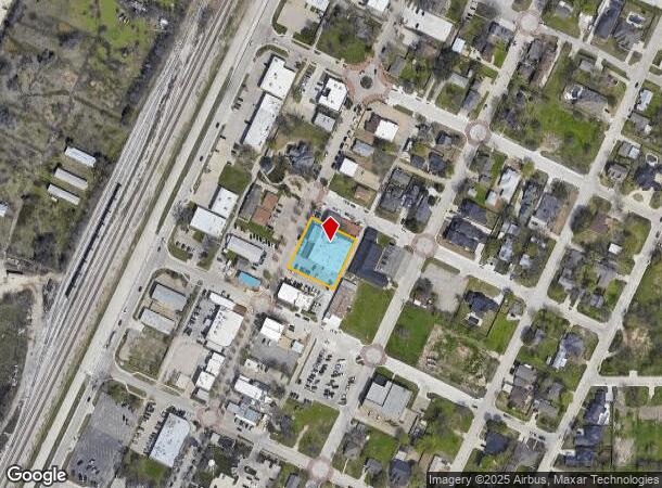  206 N Oak St, Roanoke, TX Parcel Map