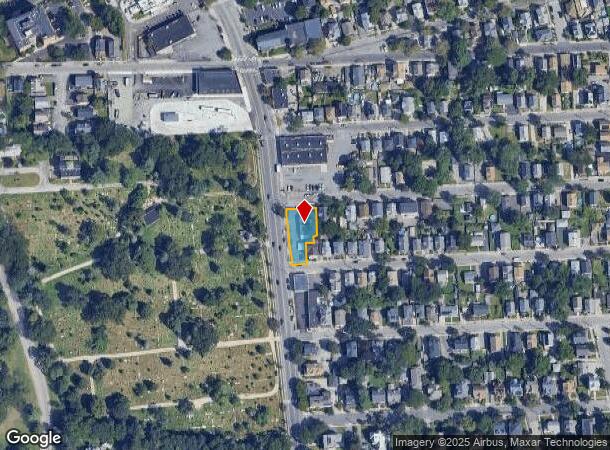1568 Broad St, Cranston, RI Parcel Map