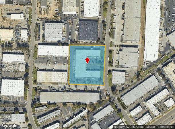  9350 Cabot Dr, San Diego, CA Parcel Map