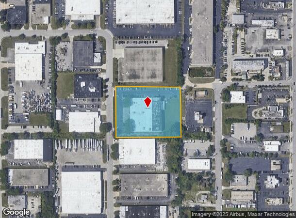  909 N Larch Ave, Elmhurst, IL Parcel Map