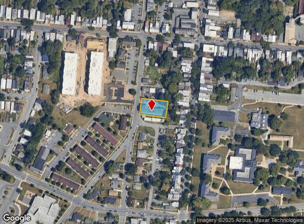  222 Broadway St, Frederick, MD Parcel Map