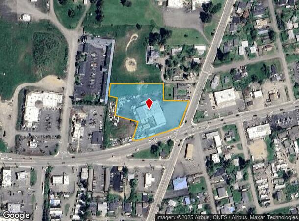  1305 W Central Ave, Sutherlin, OR Parcel Map