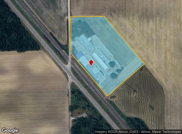  8691 S 200 E, La Fontaine, IN Parcel Map