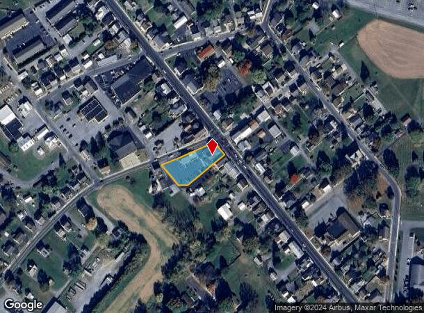  1398 W Main St, Ephrata, PA Parcel Map