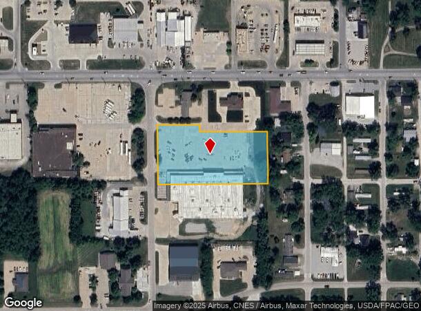 1800 W Burlington Ave, Fairfield, IA Parcel Map