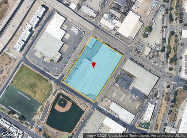  1699 W Grand Ave, Oakland, CA Parcel Map