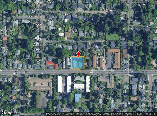  7301 Se Division St, Portland, OR Parcel Map