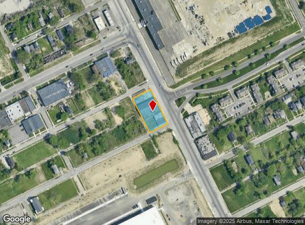  14015 Hamilton Ave, Highland Park, MI Parcel Map