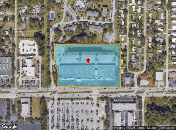  4240 W New Haven Ave, Melbourne, FL Parcel Map