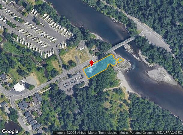 1208 E Historic Columbia River Hwy, Troutdale, OR Parcel Map