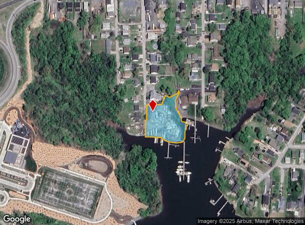 2533 School House Ln, Sparrows Point, MD Parcel Map