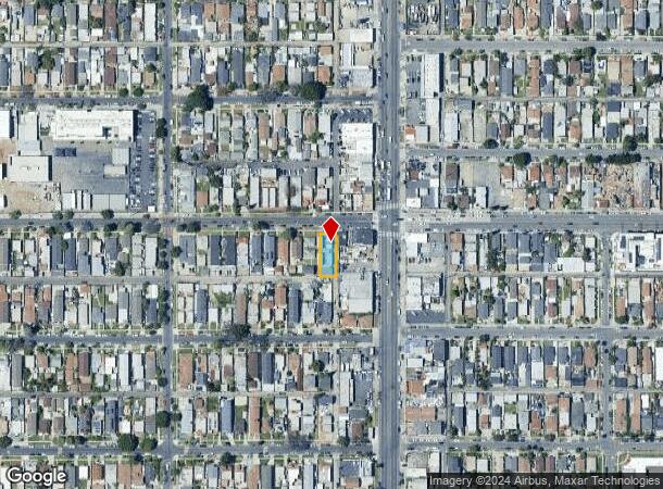  1018 E 79Th St, Los Angeles, CA Parcel Map