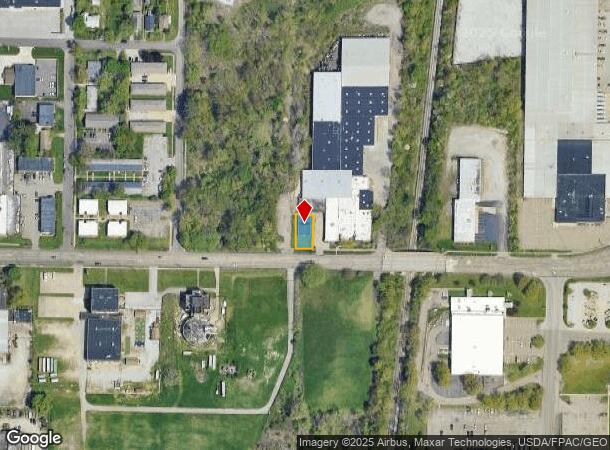  1353 Triplett Blvd, Akron, OH Parcel Map