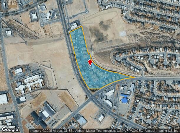 1600 N Resler Dr, El Paso, TX Parcel Map