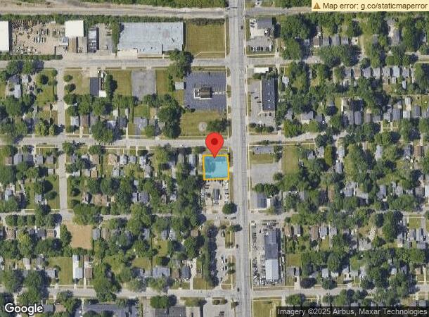  1345 Baldwin Ave, Pontiac, MI Parcel Map