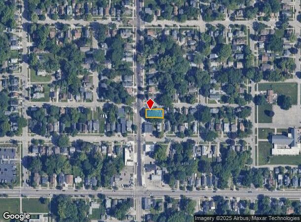 1244 College Ave Ne, Grand Rapids, MI Parcel Map