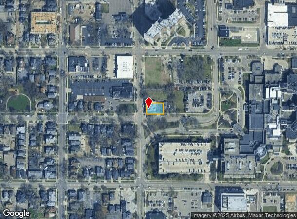  627 S Burdick St, Kalamazoo, MI Parcel Map