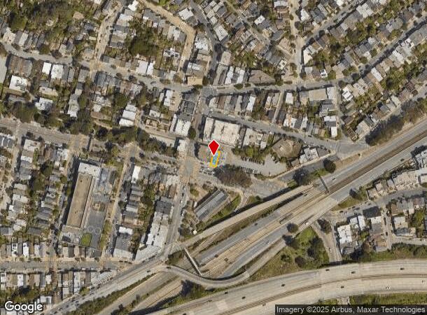  590 Bosworth St, San Francisco, CA Parcel Map