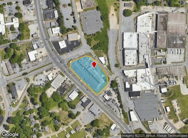  1229 S Main St, High Point, NC Parcel Map