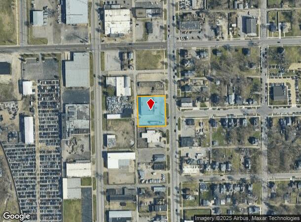  1633 S Michigan St, South Bend, IN Parcel Map