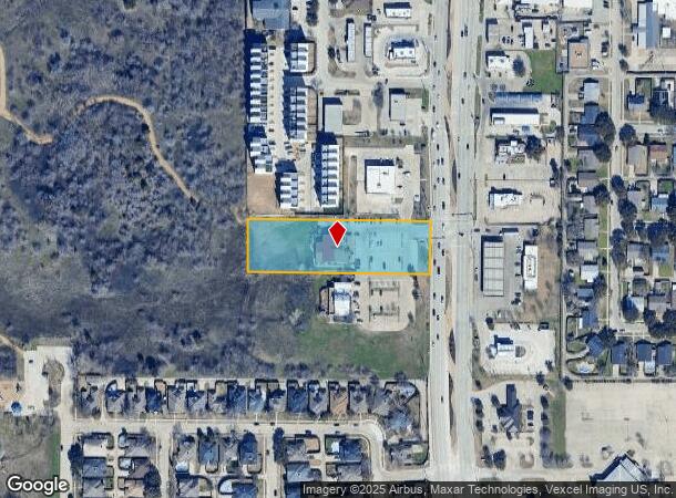 4851 Main St, The Colony, TX Parcel Map