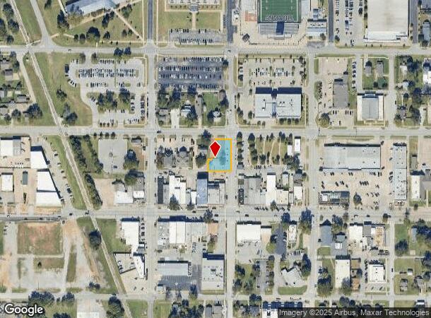  124 N 2Nd St, Jenks, OK Parcel Map