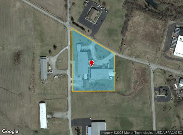  1230 N Washington St, Greenfield, OH Parcel Map