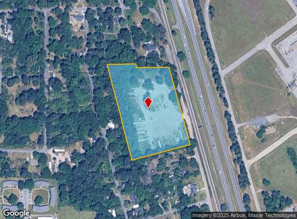  899 Walnut St, Warner Robins, GA Parcel Map