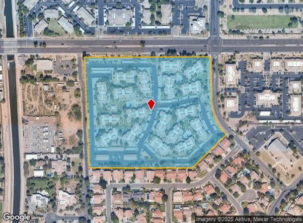  3225 E Baseline Rd, Gilbert, AZ Parcel Map