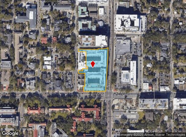 1360 W University Ave, Gainesville, FL Parcel Map